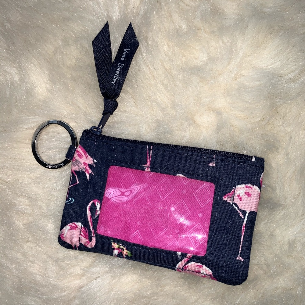 Vera Bradley Flamingo ID Holder